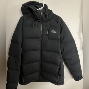 LL Bean down winter coat